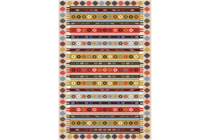 HOMEFESTO Matta 80x150 cm Multifärgad/Sammet - Textilier & mattor - Mattor - Orientaliska mattor - Persisk matta