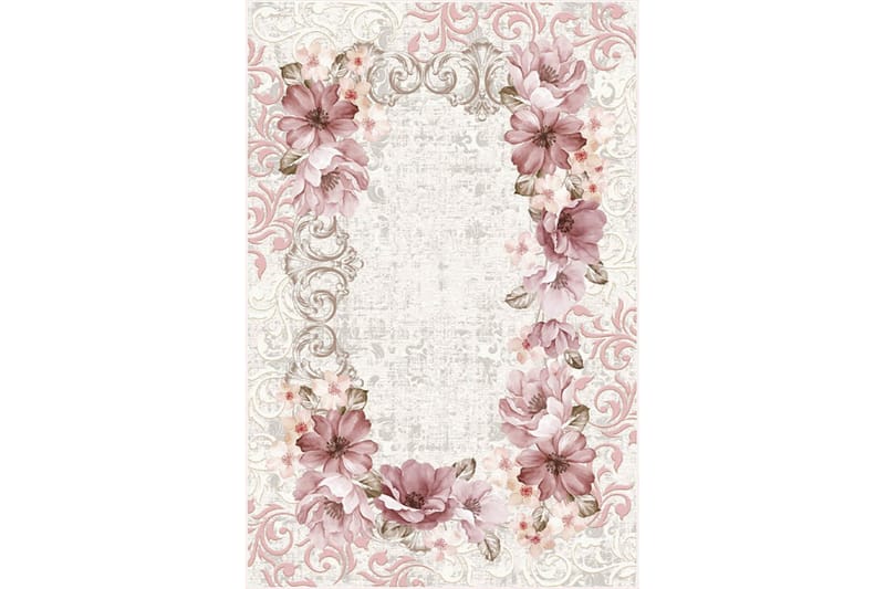 HOMEFESTO Matta 80x150 cm Multifärgad/Sammet