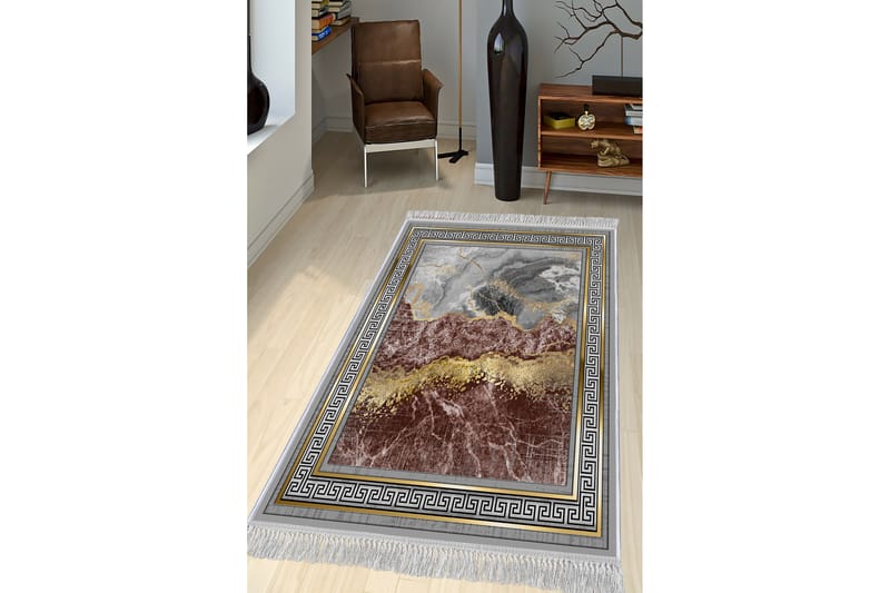 HOMEFESTO Matta 80x150 cm Multifärgad/Sammet - Persisk matta - Orientaliska mattor