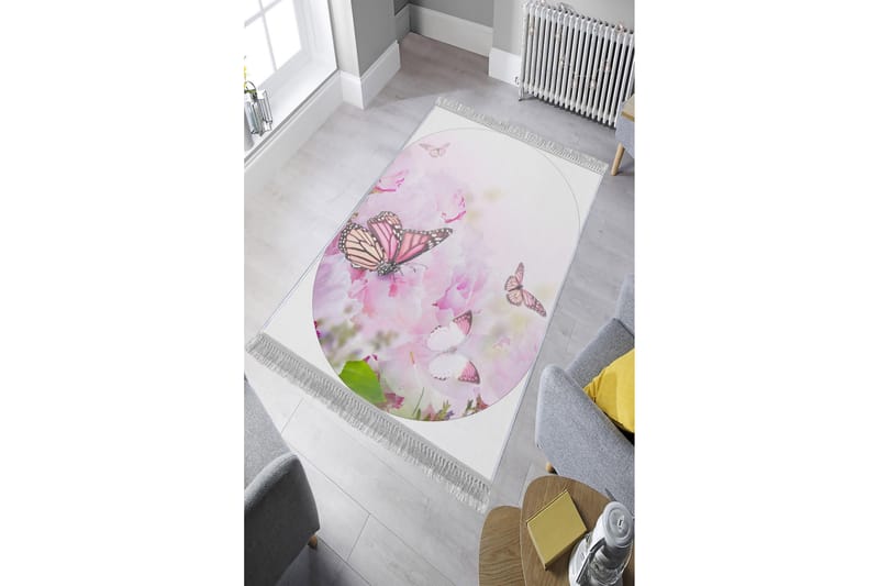 HOMEFESTO Matta 80x150 cm Multifärgad/Sammet - Persisk matta - Orientaliska mattor