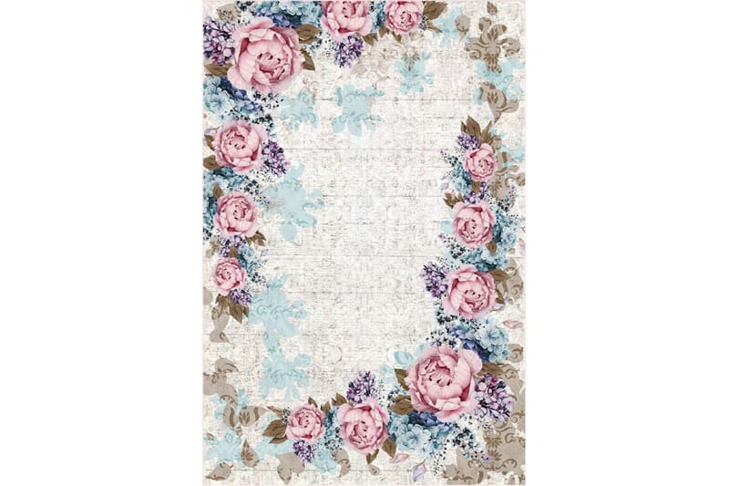 HOMEFESTO Matta 80x150 cm Multifärgad/Sammet - Textilier & mattor - Mattor - Orientaliska mattor - Persisk matta