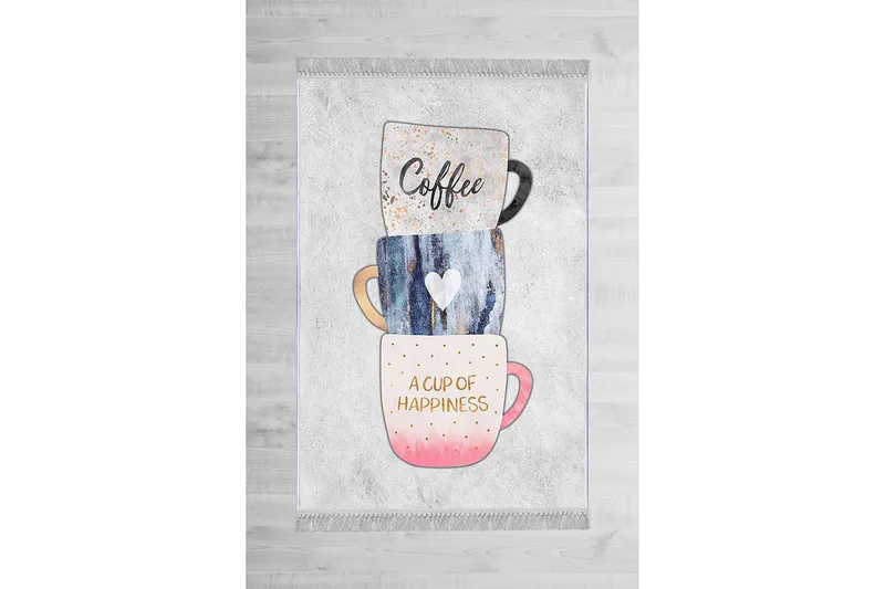 Homefesto Matta 80x150 cm, Multifärgad/Sammet