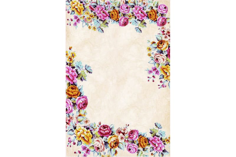 Homefesto Matta 80x150 cm - Multifärgad/Sammet - Textilier & mattor - Mattor - Orientaliska mattor - Persisk matta