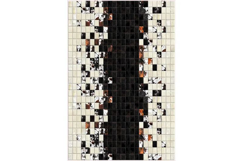 Homefesto Matta 80x150 cm, Multifärgad/Sammet