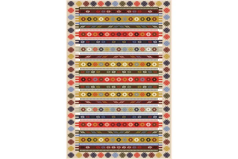 Homefesto Matta 80x150 cm - Multifärgad/Sammet - Textilier & mattor - Mattor - Orientaliska mattor - Persisk matta