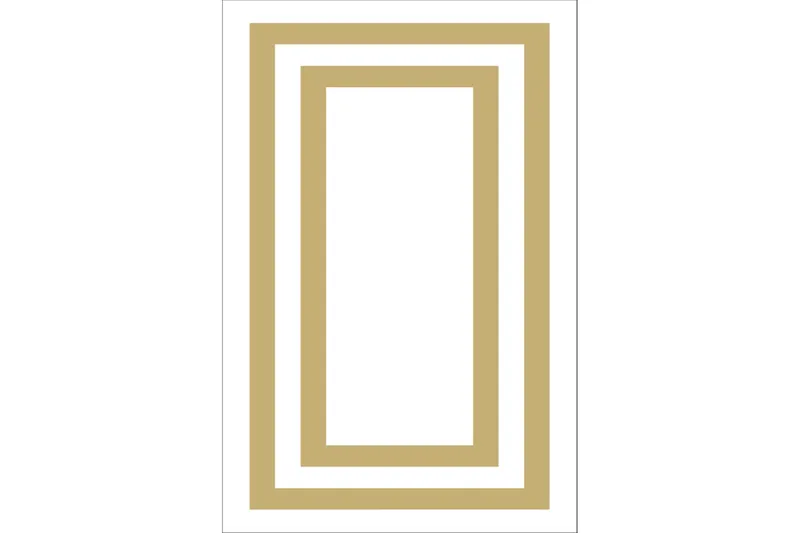 Homefesto Matta 80x150 cm, Multifärgad/Sammet