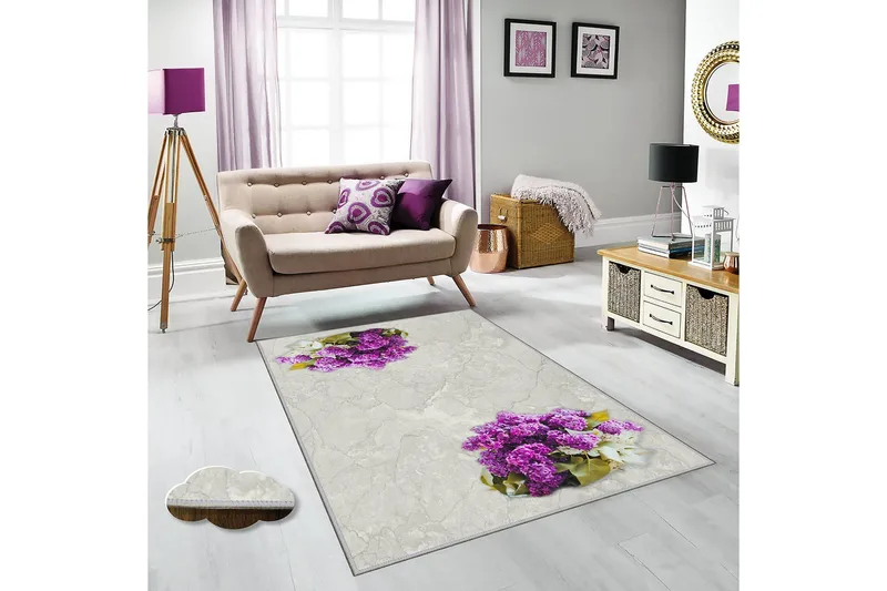 Homefesto Matta 80x200 cm, Multifärgad