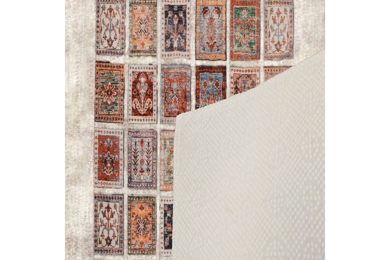 HOMEFESTO Matta 80x200 cm Multifärgad - Persisk matta - Orientaliska mattor