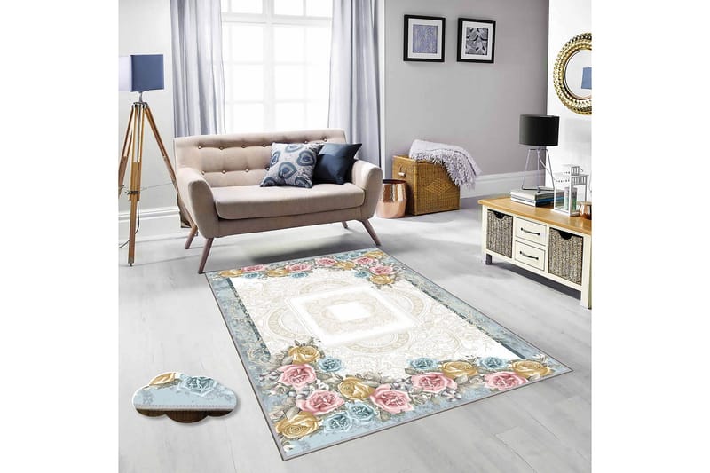HOMEFESTO Matta 80x200 cm Multifärgad - Textilier & mattor - Mattor - Orientaliska mattor - Persisk matta