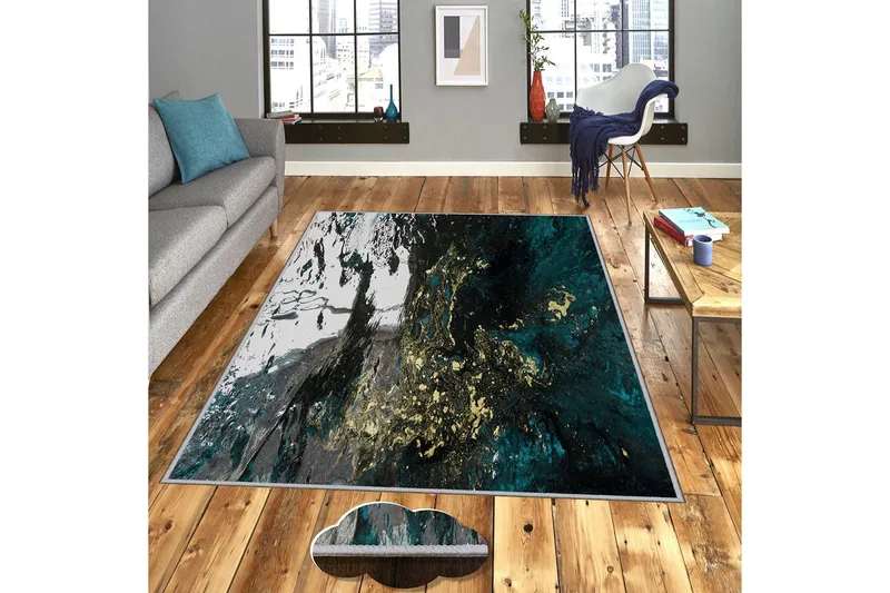 Homefesto Matta 80x200 cm, Multifärgad