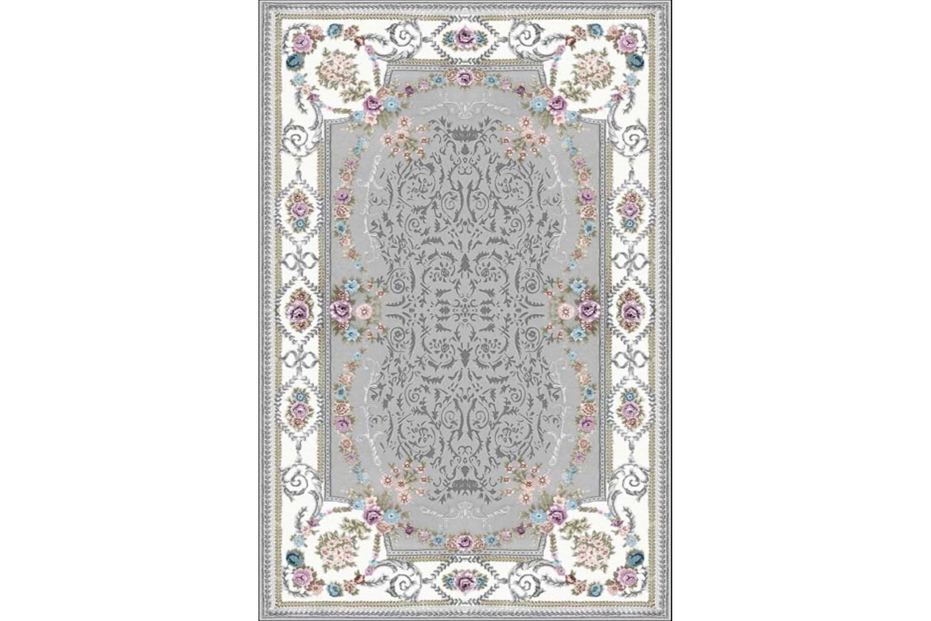 HOMEFESTO Matta 80x200 cm Multifärgad/Sammet - Textilier & mattor - Mattor - Orientaliska mattor - Persisk matta