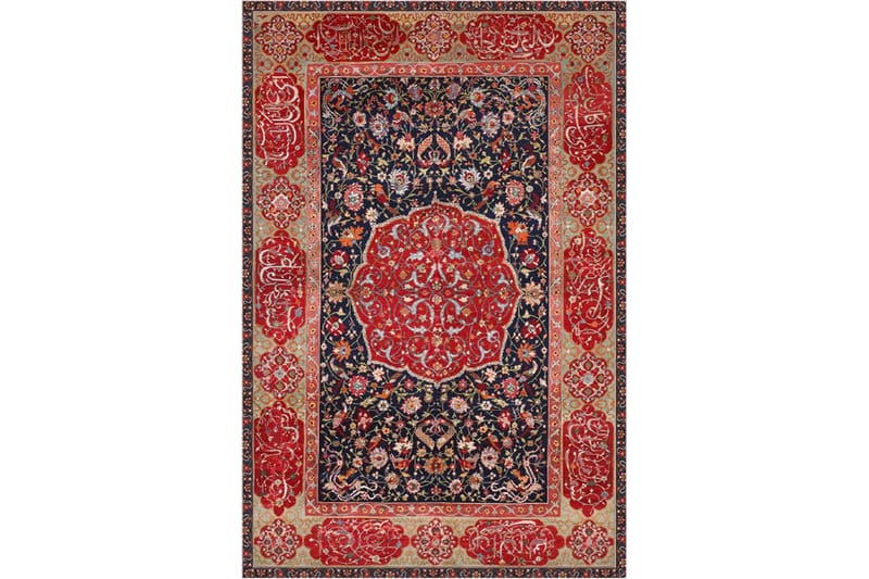 HOMEFESTO Matta 80x200 cm Multifärgad/Sammet - Textilier & mattor - Mattor - Orientaliska mattor - Persisk matta