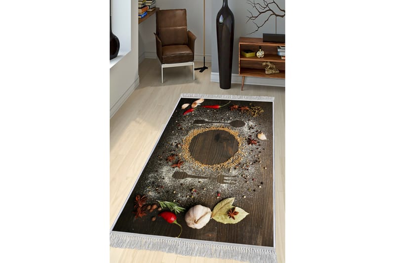 HOMEFESTO Matta 80x200 cm Multifärgad/Sammet - Textilier & mattor - Mattor - Orientaliska mattor - Persisk matta