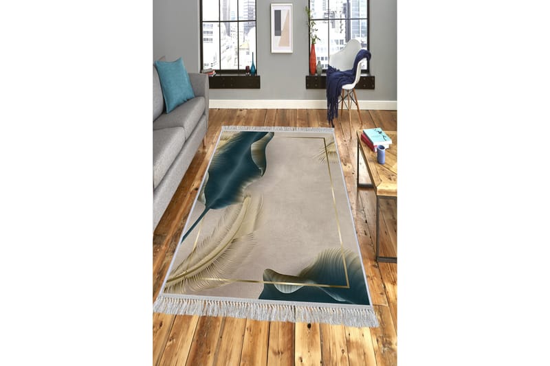 HOMEFESTO Matta 80x200 cm Multifärgad/Sammet - Textilier & mattor - Mattor - Orientaliska mattor - Persisk matta
