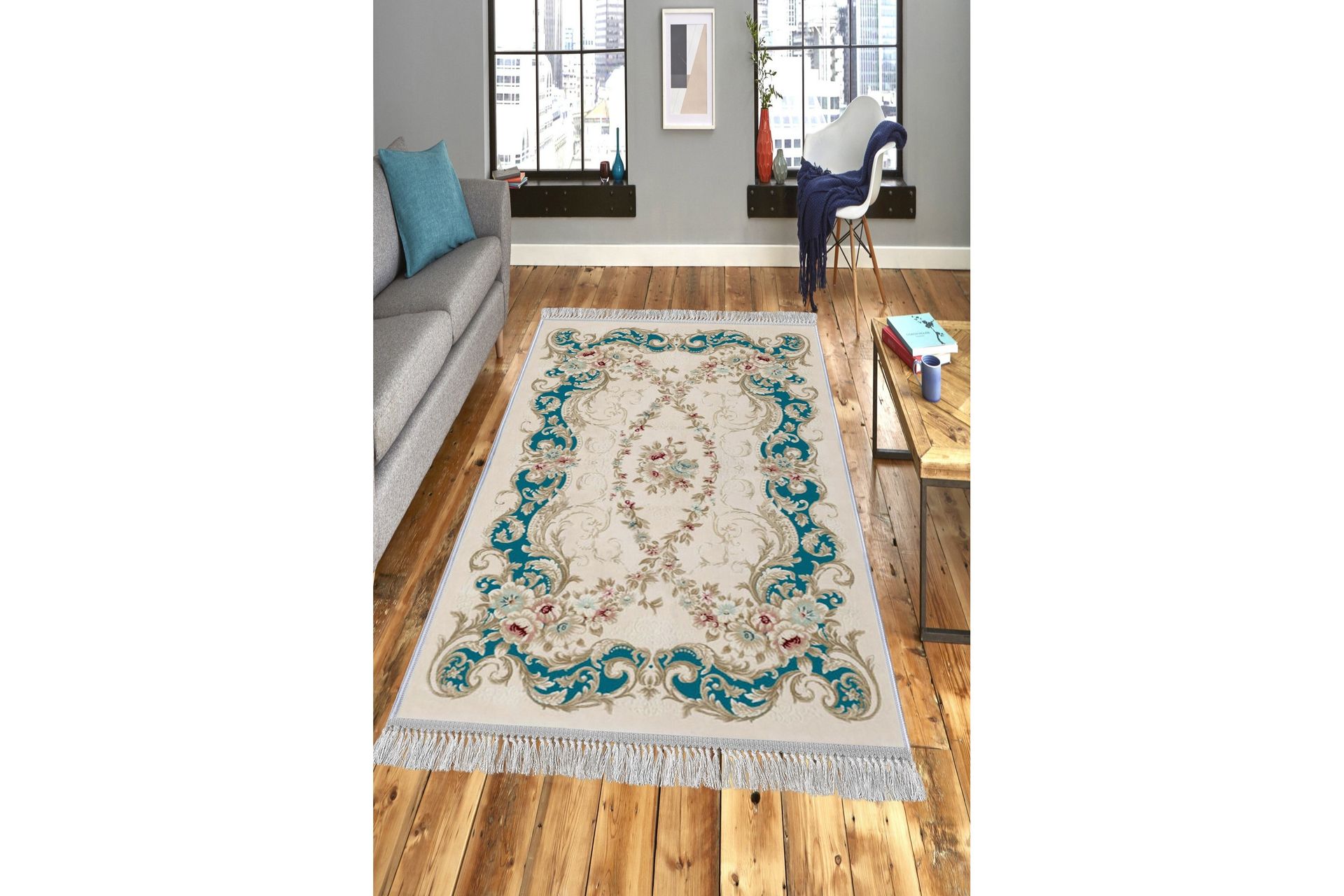 HOMEFESTO Matta 80x200 cm Multifärgad/Sammet - Textilier & mattor - Mattor - Orientaliska mattor - Persisk matta