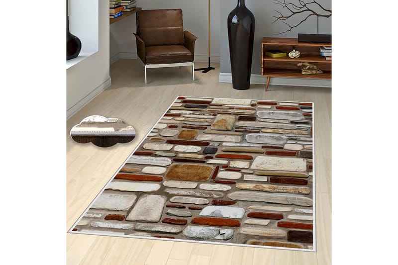 HOMEFESTO Matta 80x300 cm Multifärgad - Textilier & mattor - Mattor - Orientaliska mattor - Persisk matta