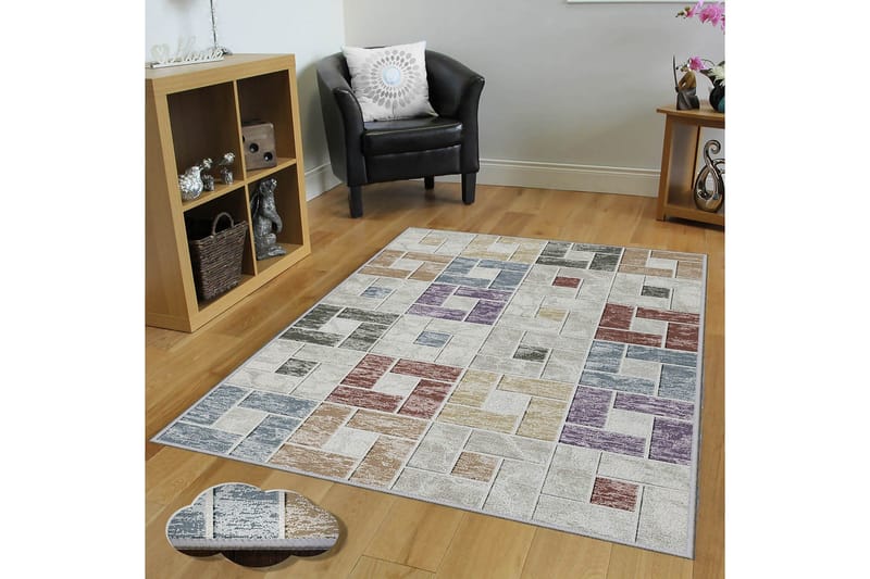 Homefesto Matta 80x300 cm, Multifärgad