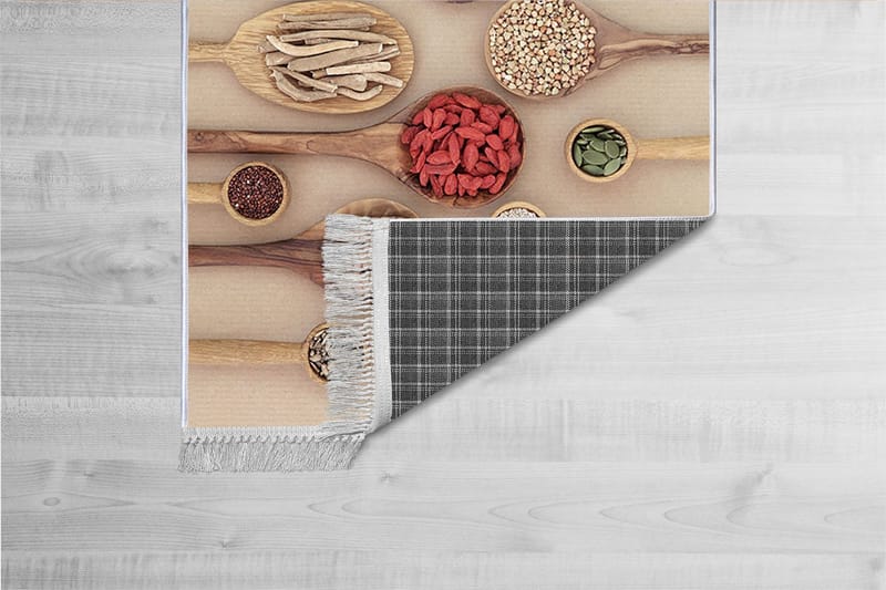 Homefesto Matta 80x300 cm, Multifärgad/Sammet