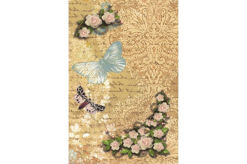 Homefesto Matta 80x300 cm - Multifärgad/Sammet - Textilier & mattor - Mattor - Orientaliska mattor - Persisk matta