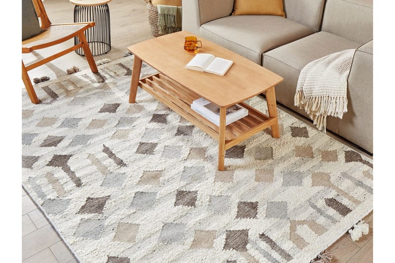 Kaghtsrashen Kelimmatta 160x230 cm - Beige - Textilier & mattor - Mattor - Orientaliska mattor - Kelimmattor