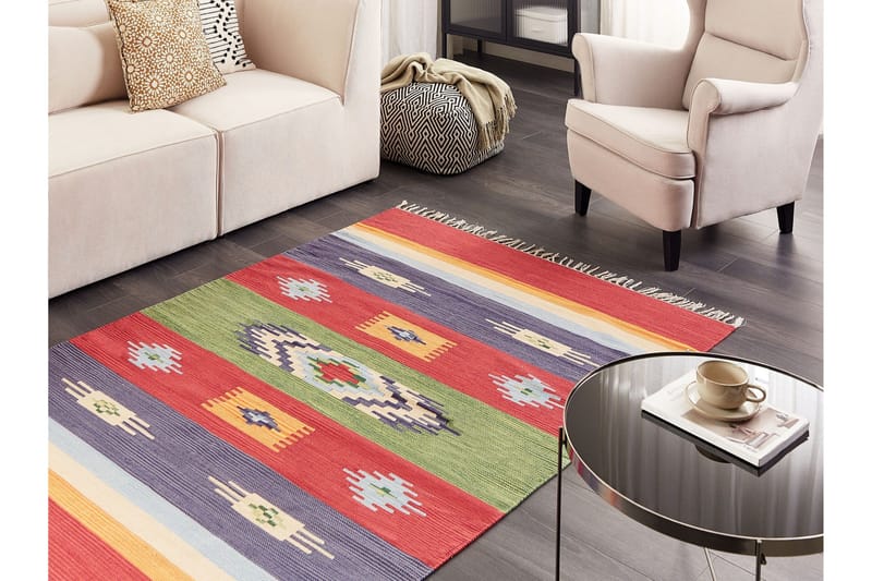 Kamaris Kelimmatta 140x200 cm - Röd - Textilier & mattor - Mattor - Orientaliska mattor - Kelimmattor