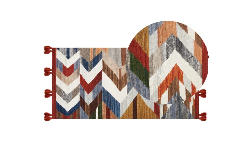 Kanakeravan Kelimmatta 80x150 cm Röd - Textilier & mattor - Mattor - Orientaliska mattor - Kelimmattor