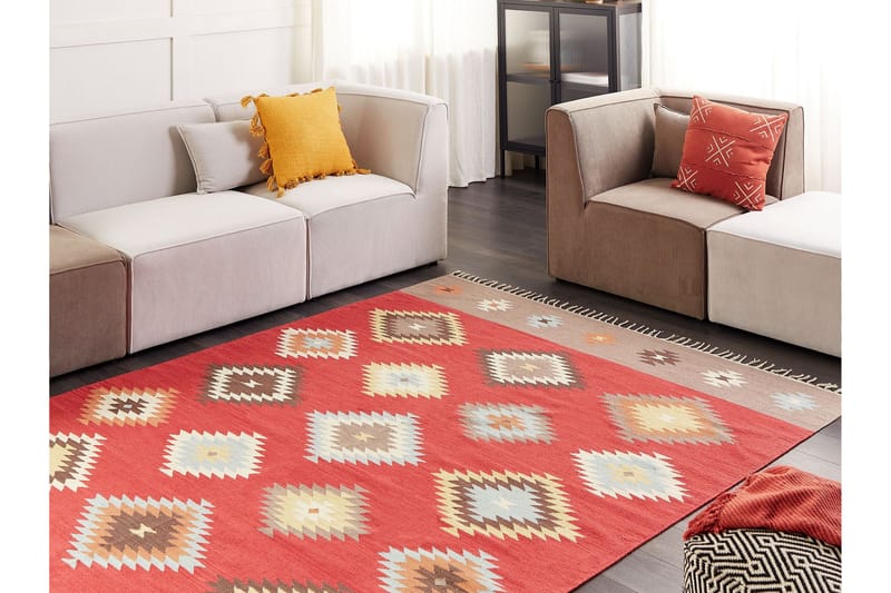 Lorut Kelimmatta 200x300 cm Röd - Textilier & mattor - Mattor - Orientaliska mattor - Kelimmattor