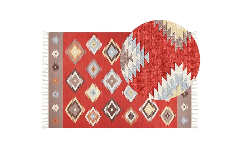 Lorut Kelimmatta 200x300 cm Röd - Textilier & mattor - Mattor - Orientaliska mattor - Kelimmattor