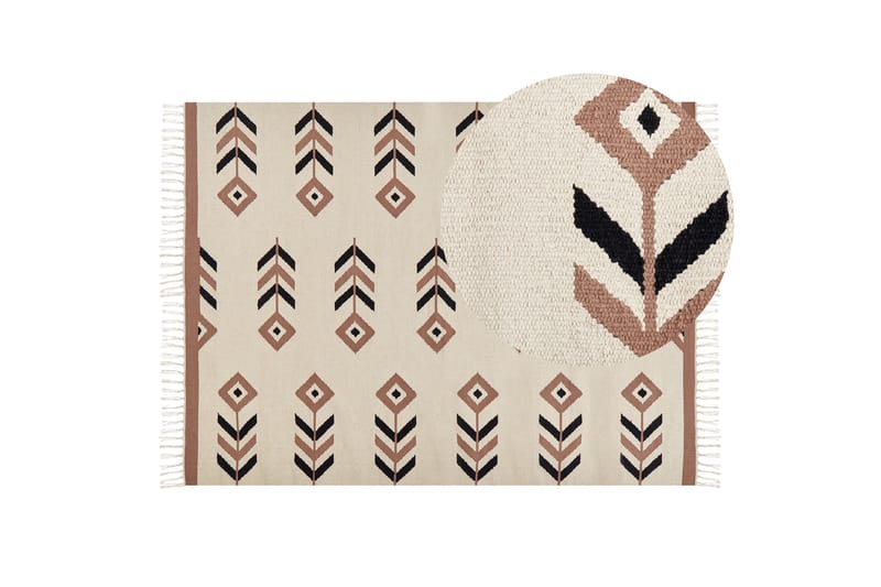 Niavan Kelimmatta 140x200 cm - Beige - Textilier & mattor - Mattor - Orientaliska mattor - Kelimmattor