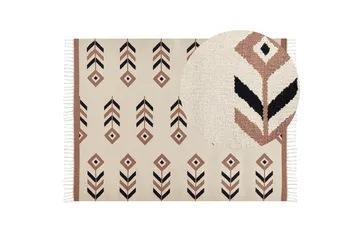 Niavan Kelimmatta 160x230 cm - Beige - Textilier & mattor - Mattor - Orientaliska mattor - Kelimmattor
