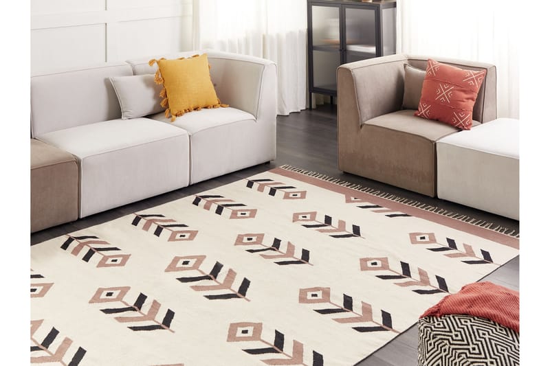 Niavan Kelimmatta 200x300 cm Beige - Textilier & mattor - Mattor - Orientaliska mattor - Kelimmattor
