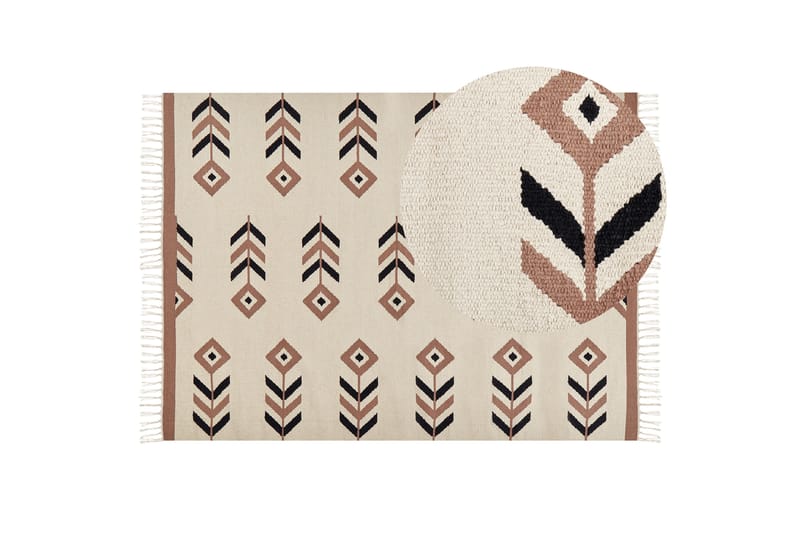 Niavan Kelimmatta 200x300 cm Beige - Textilier & mattor - Mattor - Orientaliska mattor - Kelimmattor