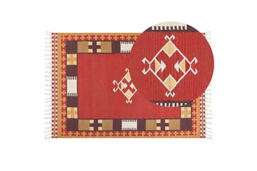 Parakar Kelimmatta 160x230 cm - Röd - Textilier & mattor - Mattor - Orientaliska mattor - Kelimmattor