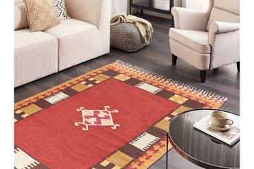 Parakar Kelimmatta 160x230 cm - Röd - Textilier & mattor - Mattor - Orientaliska mattor - Kelimmattor