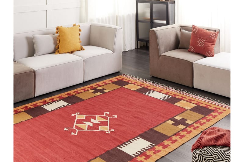 Parakar Kelimmatta 200x300 cm Röd - Textilier & mattor - Mattor - Orientaliska mattor - Kelimmattor