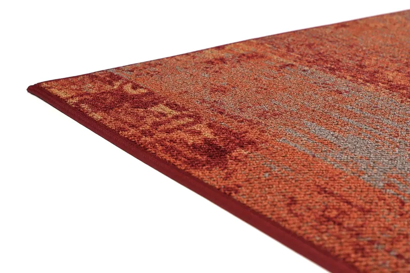 Rustiikki Matta Rund 160 cm Röd-orange - Vm Carpet - Textilier & mattor - Mattor - Modern matta - Gångmattor