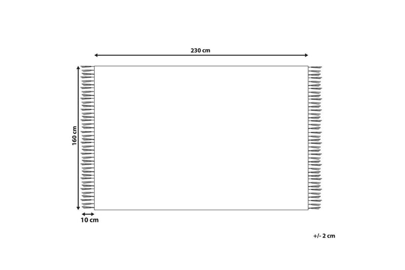 Plattvävd Malhia - Beige, 160x230 cm - Textilier & mattor - Mattor - Flatvävda mattor