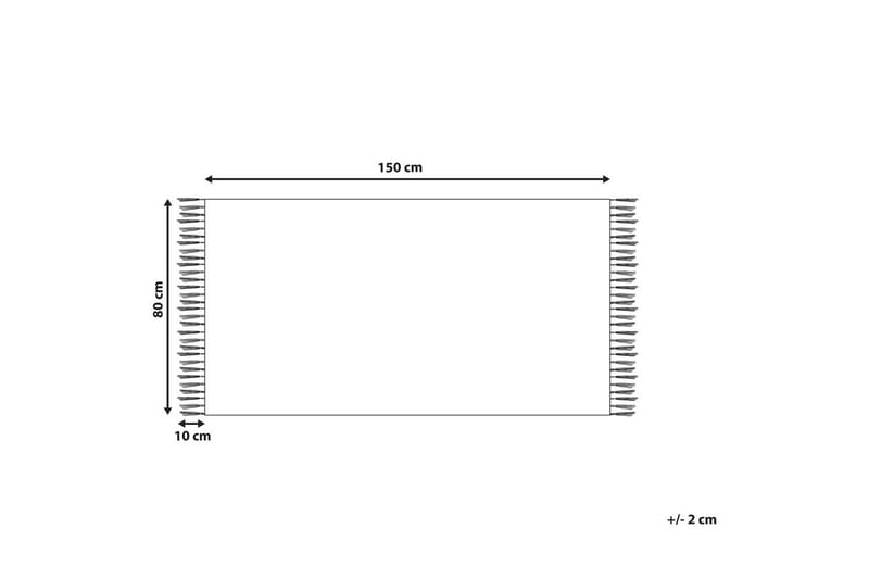 Plattvävd Malhia - Blå, 80x150 cm - Textilier & mattor - Mattor - Flatvävda mattor