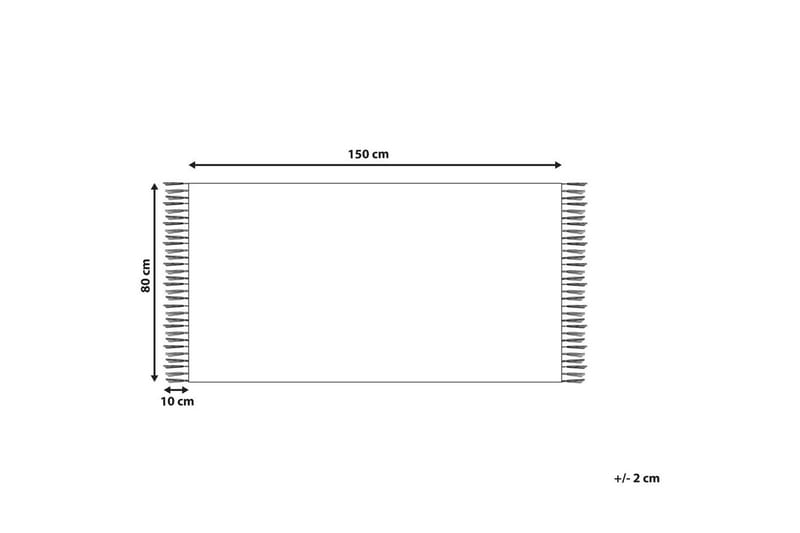 Plattvävd Malhia - Grå, 80x150 cm - Textilier & mattor - Mattor - Flatvävda mattor