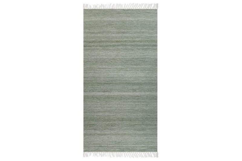 Plattvävd Malhia, Grön, 80x150 cm
