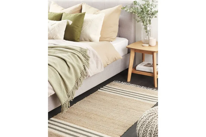 Plattvävd Mirza - Beige, Natur, Grå, Vit - Textilier & mattor - Mattor - Flatvävda mattor