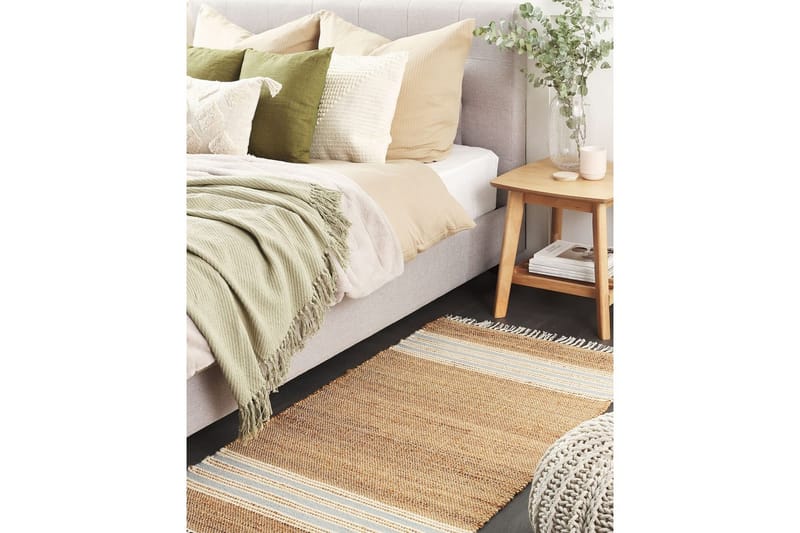 Plattvävd Mirza - Beige, Natur, Vit, Blå - Textilier & mattor - Mattor - Flatvävda mattor