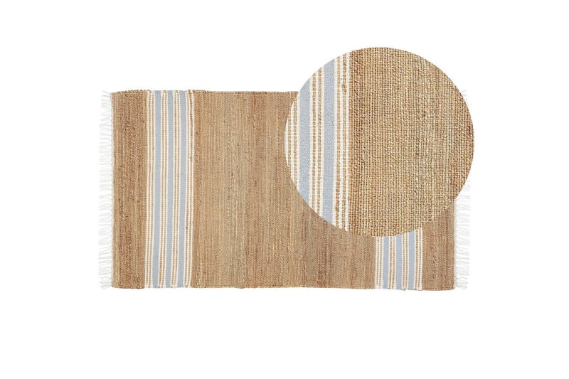 Plattvävd Mirza - Beige, Natur, Vit, Blå - Textilier & mattor - Mattor - Flatvävda mattor