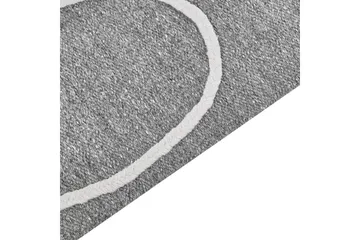 Plattvävd Yavu - Grå, vit, 140x200 cm - Textilier & mattor - Mattor - Små mattor