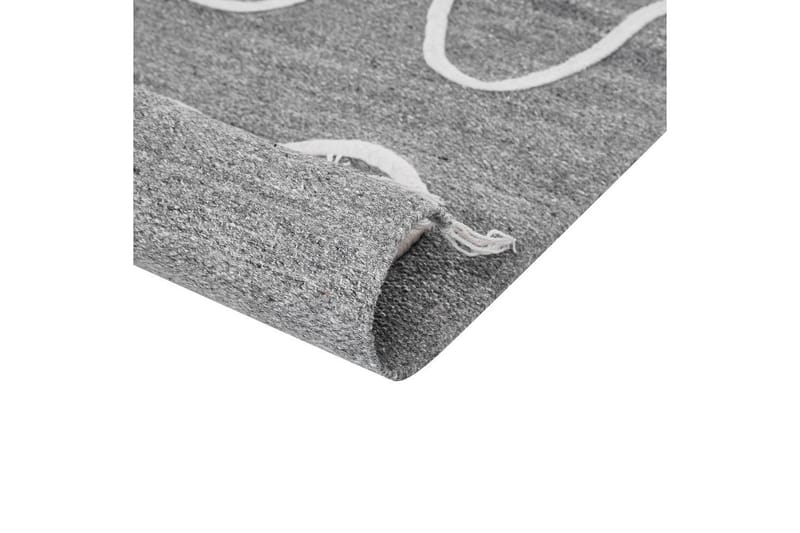Plattvävd Yavu - Grå, vit, 140x200 cm - Textilier & mattor - Mattor - Utomhusmattor