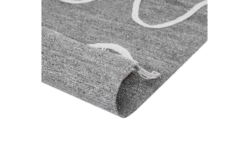 Plattvävd Yavu - Grå, vit, 80x150 cm - Textilier & mattor - Mattor - Utomhusmattor