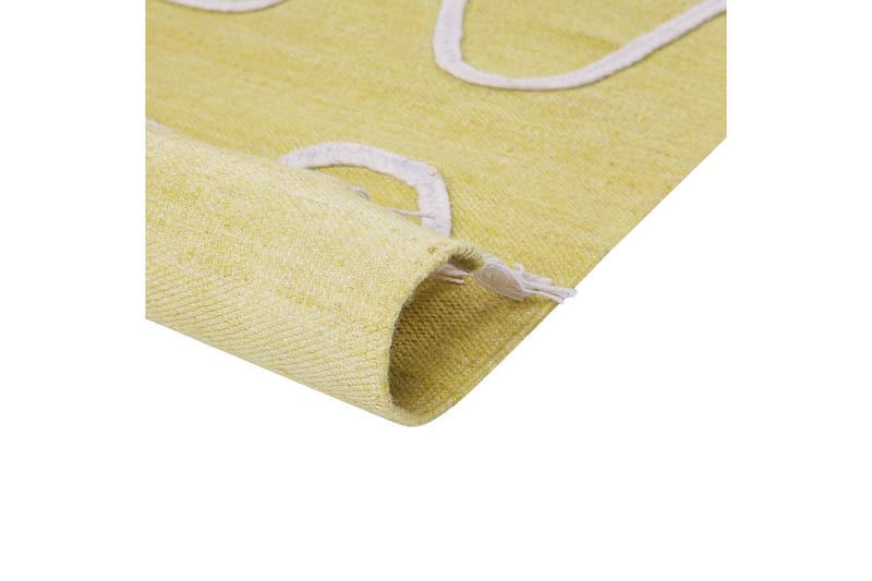 Plattvävd Yavu - Gul, 80x150 cm - Textilier & mattor - Mattor - Utomhusmattor