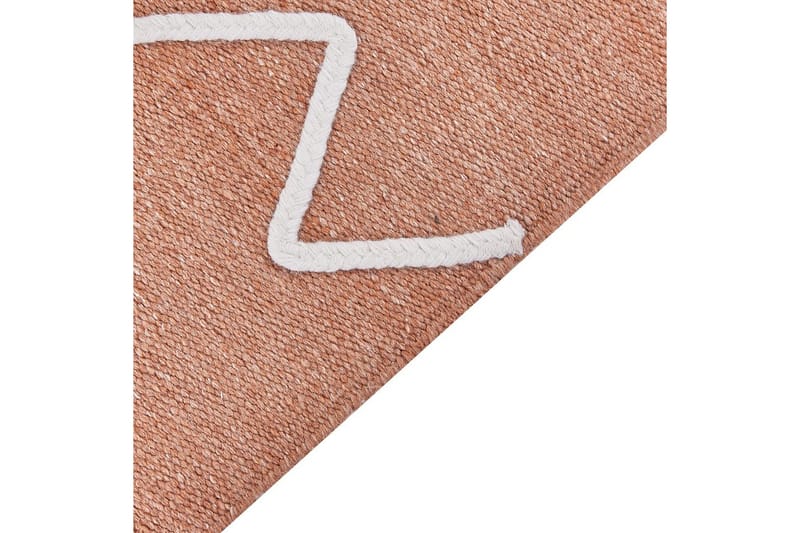 Plattvävd Yavu - Röd, Vit, 140x200 cm - Textilier & mattor - Mattor - Utomhusmattor