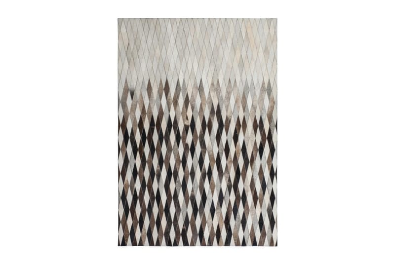 WEESTREETLOMTREE GULCO Matta 80x150 cm Grå/Läder - D-Sign - Små mattor - Patchwork mattor