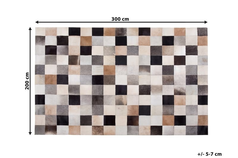 SOKE Matta 200x300 cm Brun/Beige/Grå - Textilier & mattor - Mattor